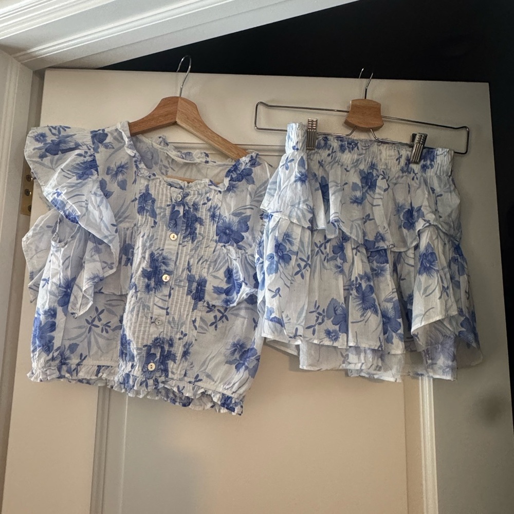 Nora Ruffle Mini Skirt Set - Picture 4 of 8